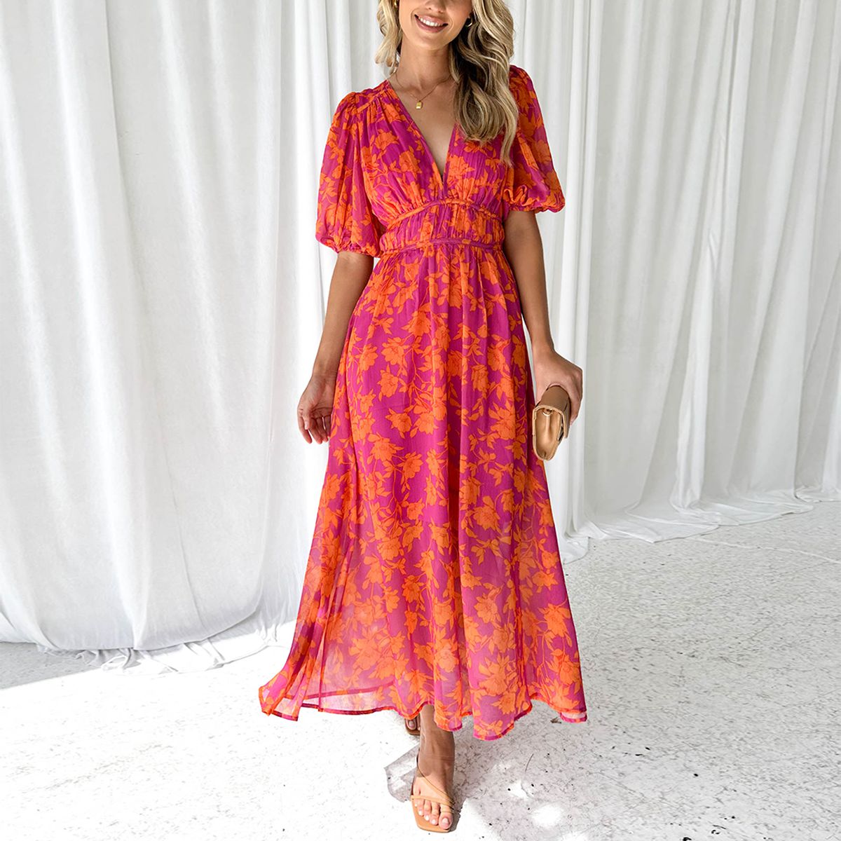 Pink - Orange / XL