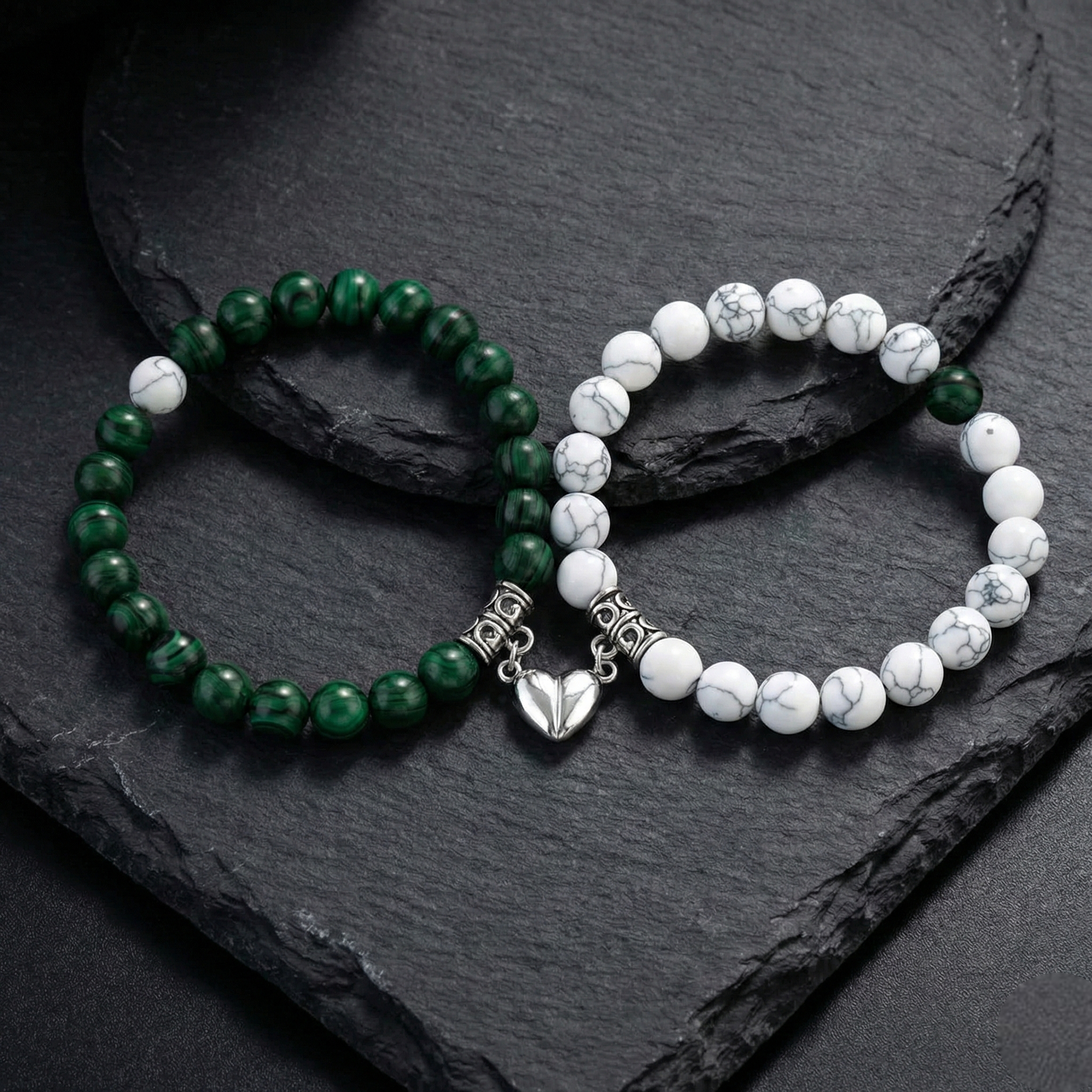 Green/White Marble