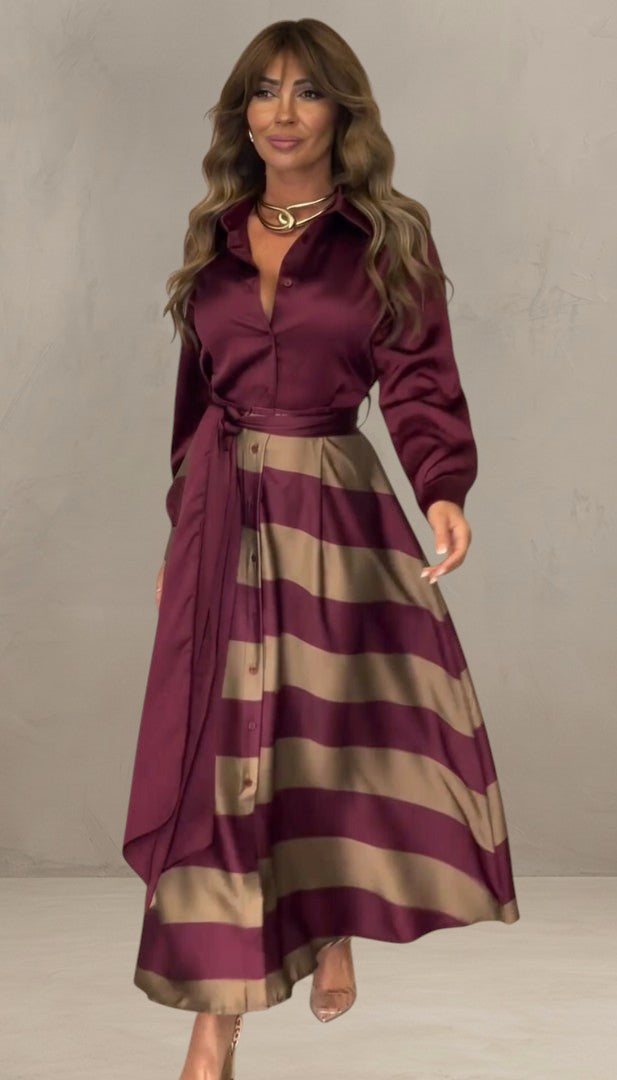 Burgundy / 5XL | 24-26