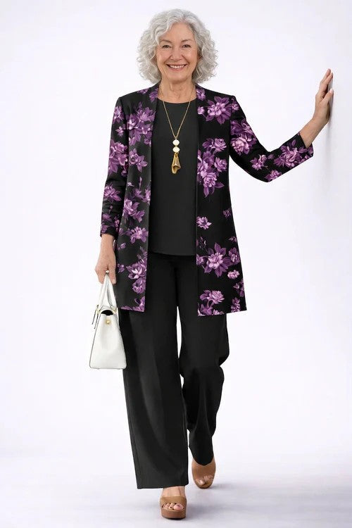 Black Purple / 5XL